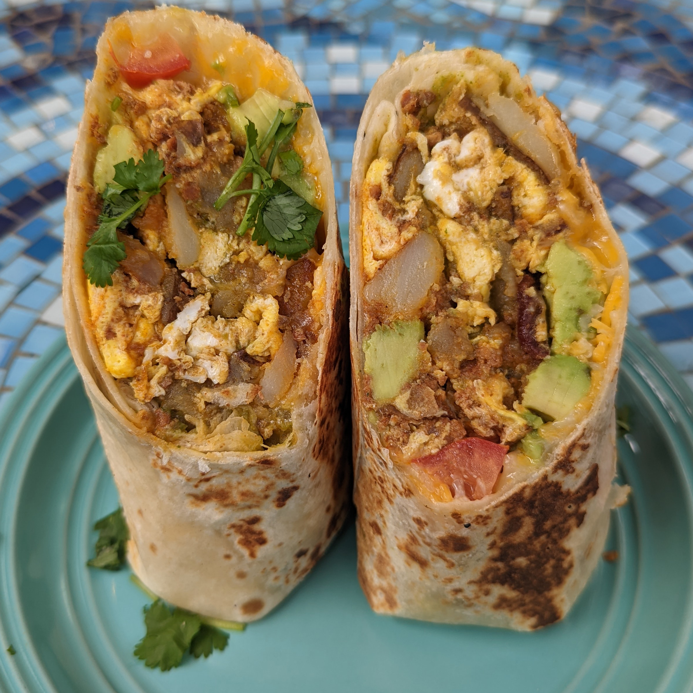 Manitas Cafe Breakfast Burrito