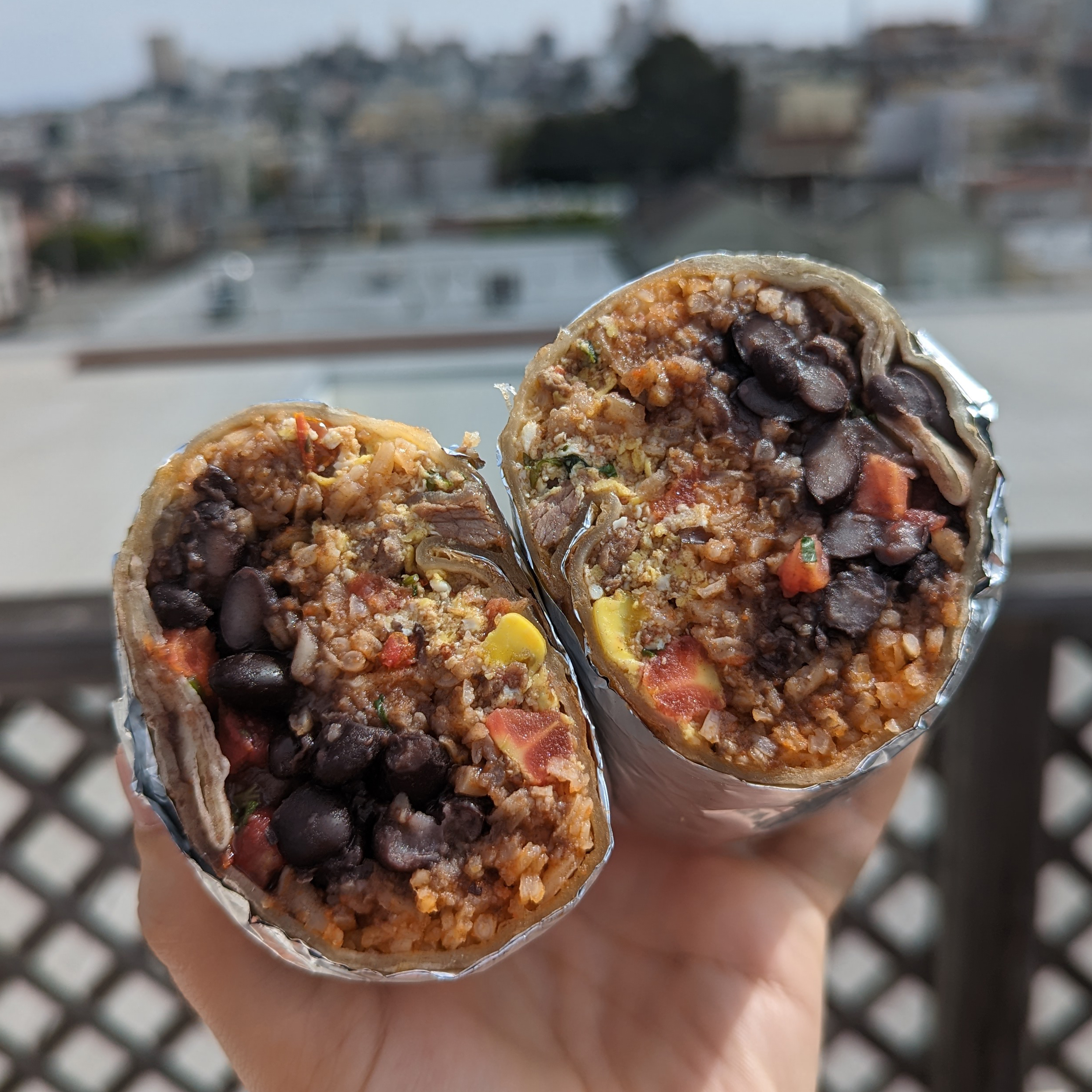 Papalote Breakfast Burrito